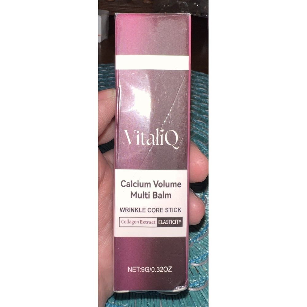 VitaliQ Calcium Volume Multi Balm Wrinkle Core Stick 9g Collagen Elasticity NIB